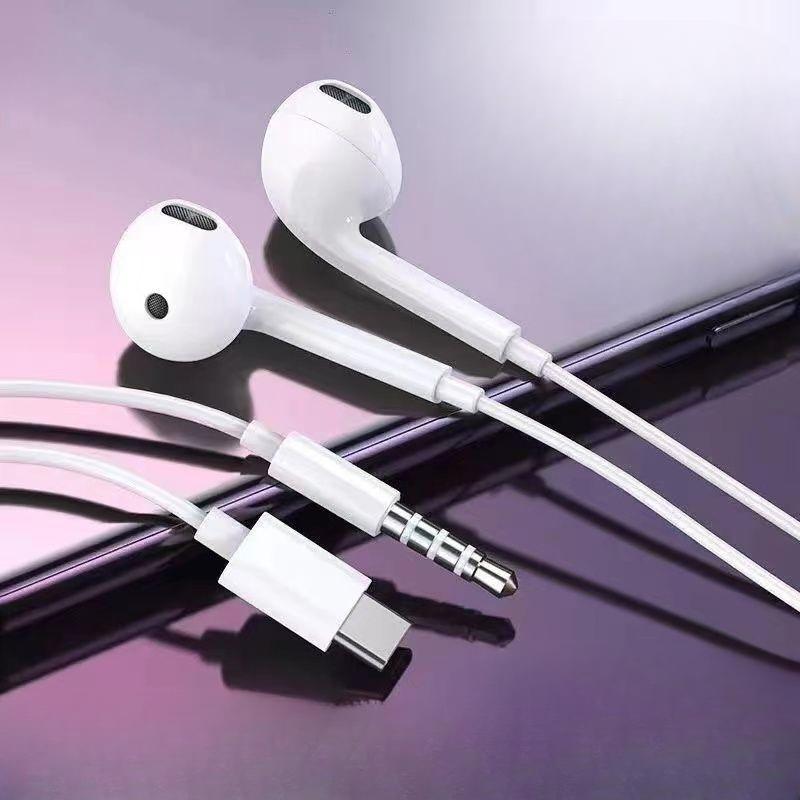 Tai nghe Typec, dành cho Oppo, Vivo, Huawei, Xiaomi và Glory, Cáp tai nghe, Thích hợp cho trò chơi, nghe, điện thoại di động và máy tính, Karaoke, trong tai Earphone