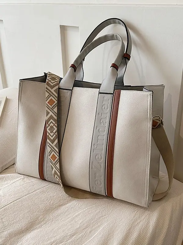 Women's Elegant Shoulder Bag, Fashionable PU Leather Crossbody Bag for Work & Daily Used, Casual Trendy Versatile High-quality Daily Commuting Bag 4