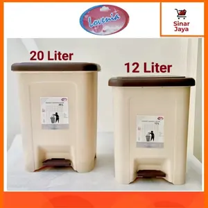 LOVENIA Tempat Sampah Injak / Injek 12 Liter, 20 Liter