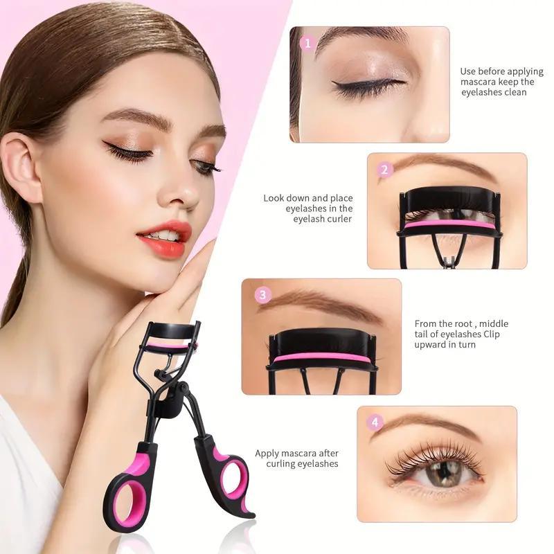 Eye Care Makeup Tool Kit (16pcs/set), Including Eyelash Curler & Eyelash Brush & Eyebrow Trimmer & Eyebrow Brush & Eyelash Comb & Lash Tweezers for Women, Cosmetics 2