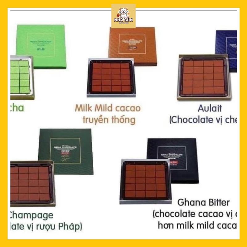 SOCOLA NAMA ROYCE Nhật Socola Tươi Siêu Ngon Đủ Vị Quà Valentine Tiramisu, Cacao, Matcha,...- Ăn Vặt Nhà Cún