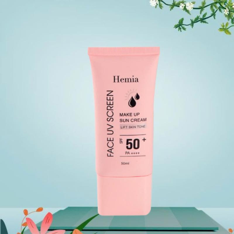  combo 2 kem chống nắng dưỡng trắng và chăm sóc da mặt hemia Skincare 