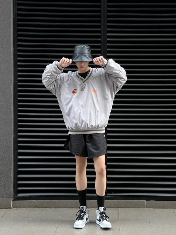 Áo sweater dù bóng rổ form unisex CODE VN Nam Dài Tay