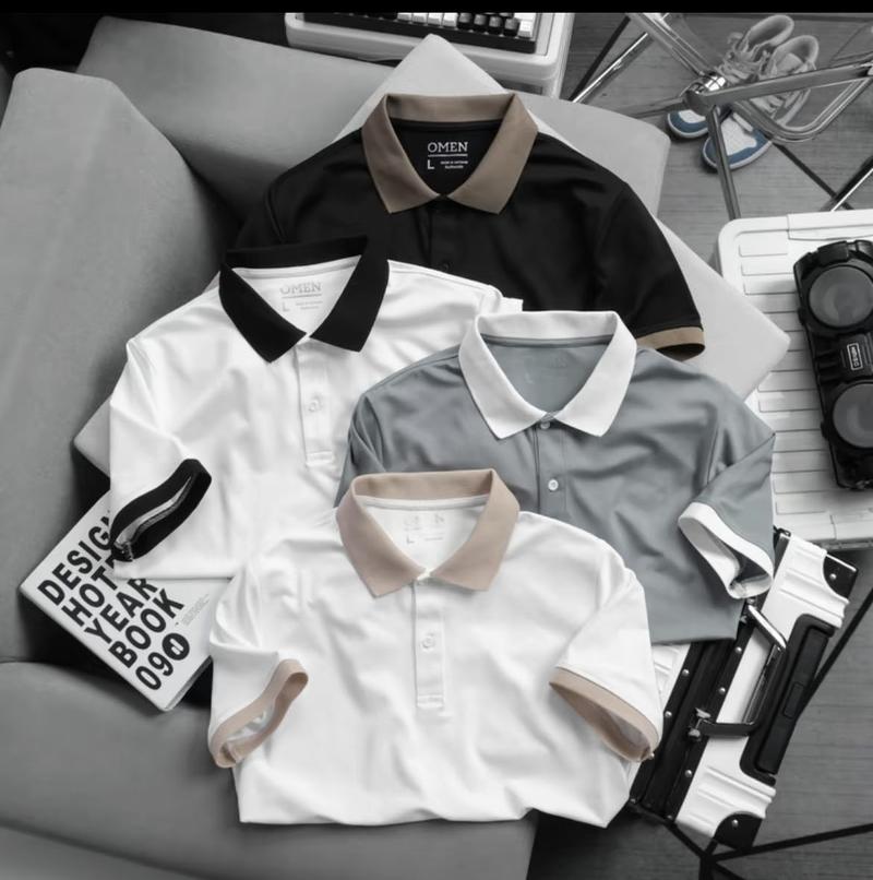 Product Introduction of Áo polo nam phối cổ thời trang vải cá sấu dày mịn 2