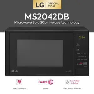MICROWAVE OVEN L G MS2042DB 20 Liter EasyClean™ i-wave