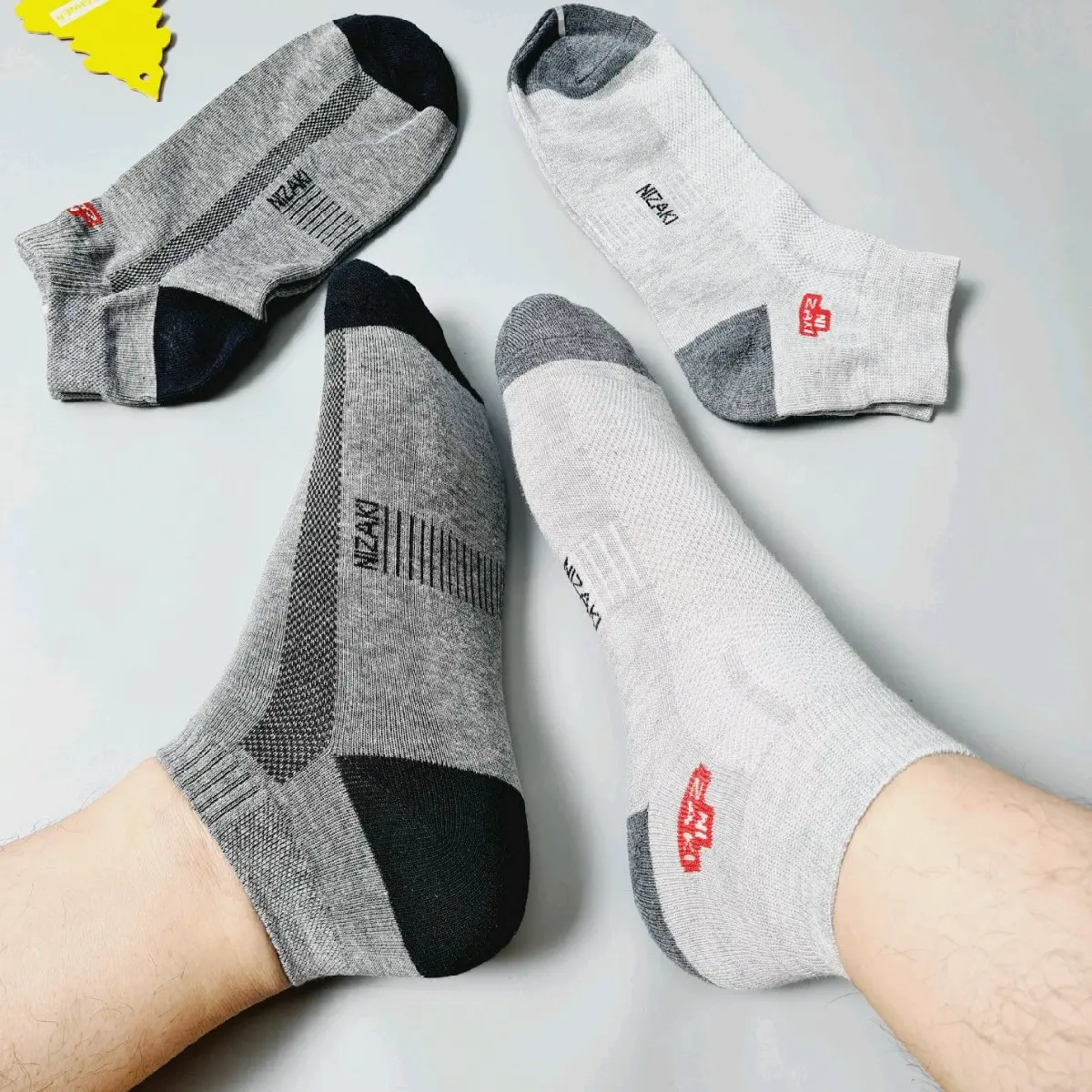combo 5 đôi tất cổ ngắn cổ trung free size 36-43, hàng Việt Nam thấm hút mồ hôi, không mùi hôi chân