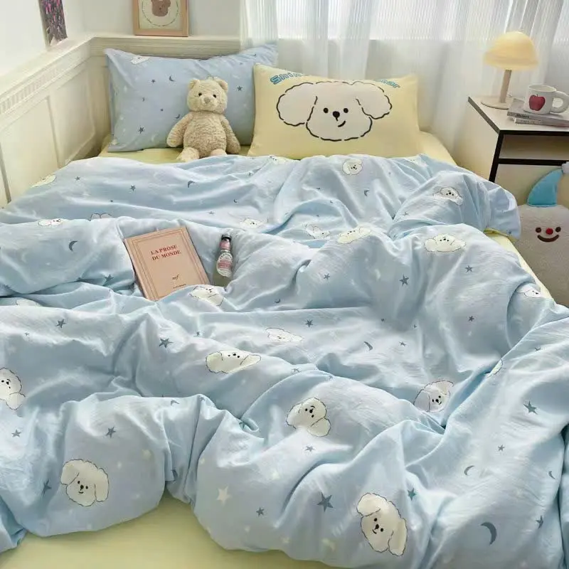 Set Chăn Ga Cotton Đũi Sợi Bông Tự Nhiên Cao Cấp Hot 2025 1