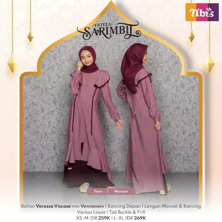 SARIMBIT KELUARGA ESTELA MARUN BY NIBRAS {PROMO}