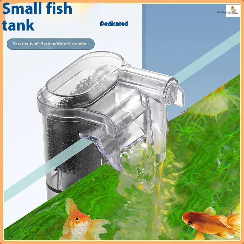 Mini wall mounted filter, Fish Tank, waterfall filter, small fish tank, USB filtering equipment, cleaning and circulating water pump