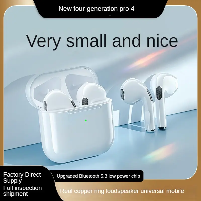 New Pro4 Fourth Generation and PRO5 Fifth Generation Wireless Bluetooth Headset High Sound Quality Stereo Bluetooth Earphone Audio Electronic Earbud