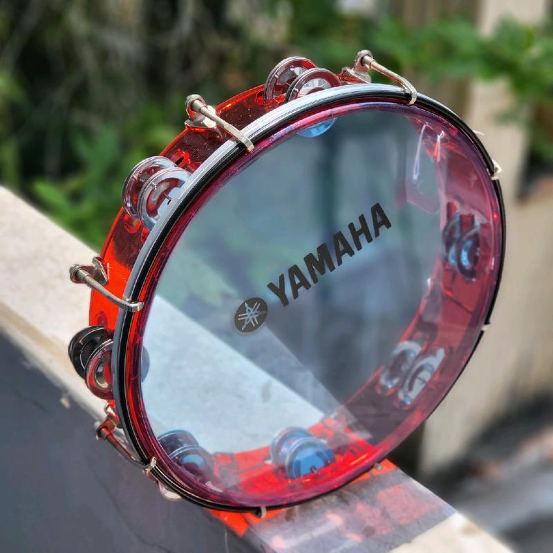 Trống gõ bo Ymh - lục lạc tambourine Toys viền đỏ quyến rũ cao cấp