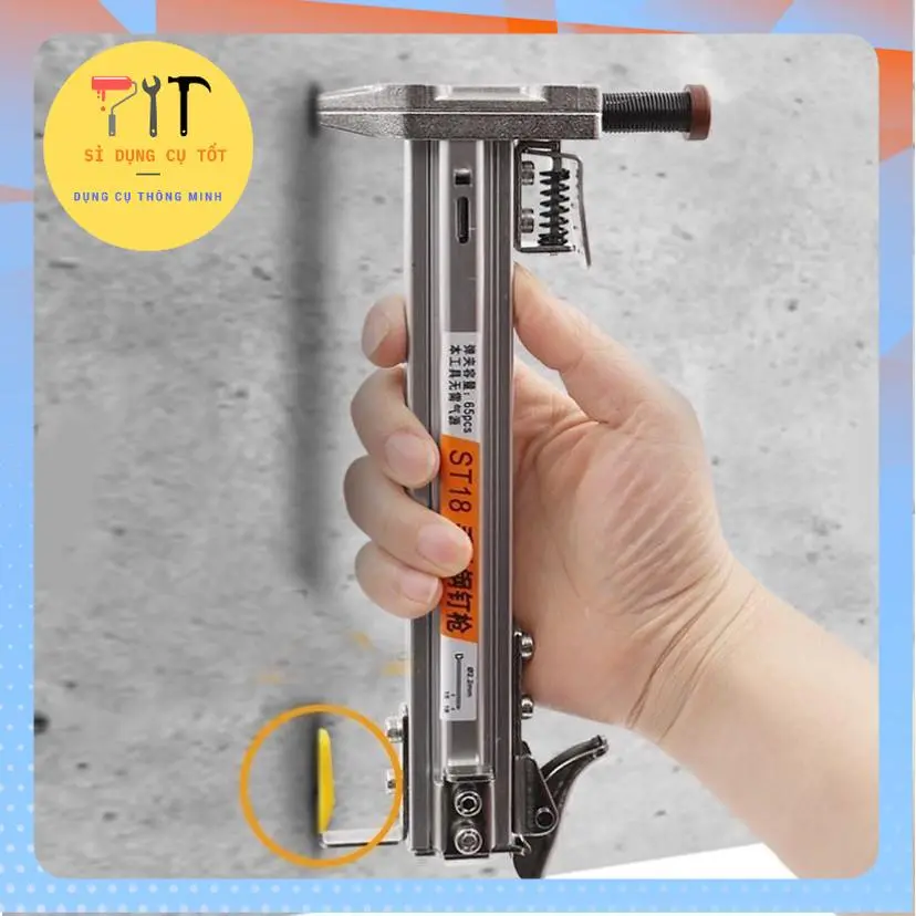 Dụng Cụ Đóng Đinh Liên Hoàn Tự Động ST15 và ST18 - Chuyên Đóng Nẹp Nhựa, Đóng Đinh Tường