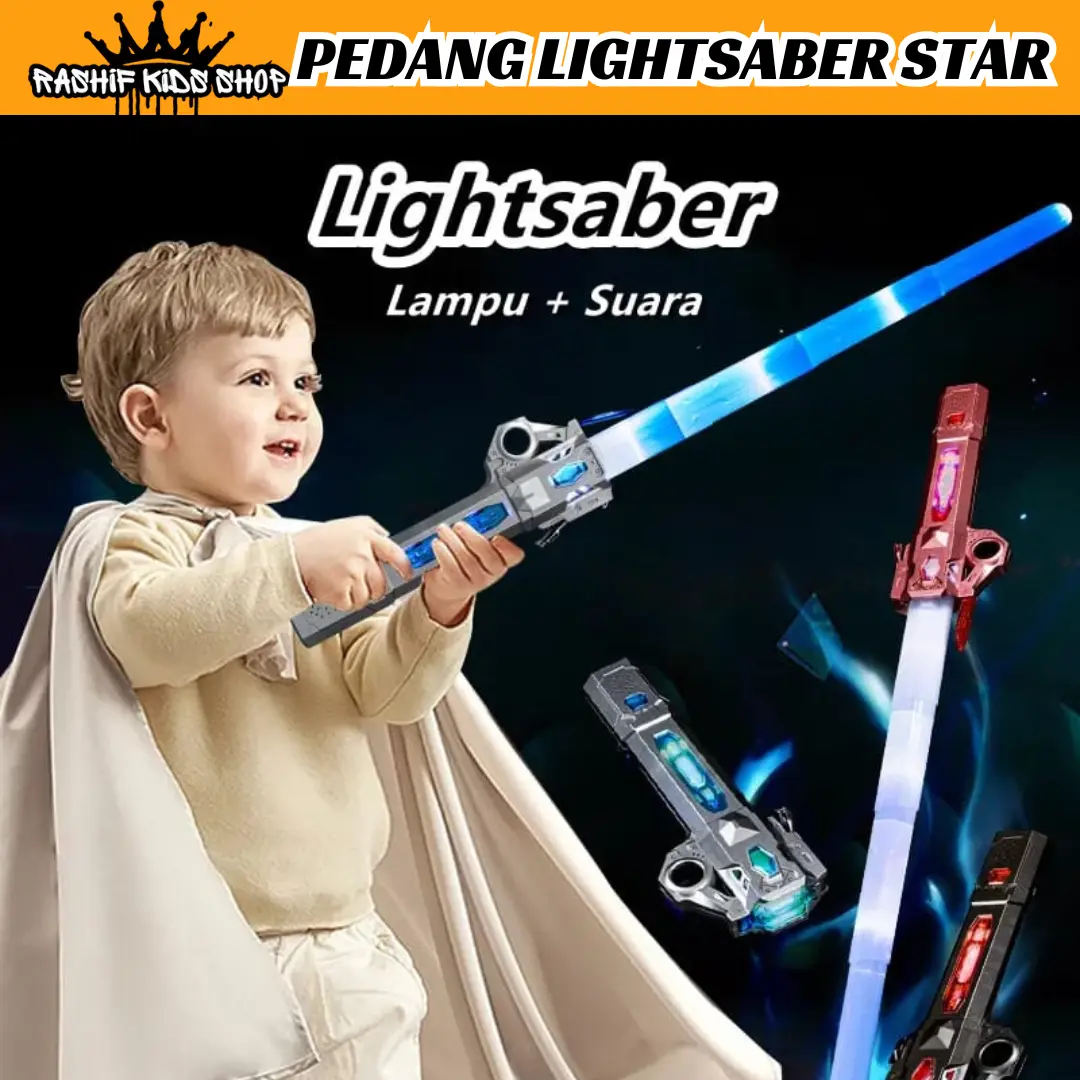 Mainan LIGHTSABER STAR pedang laser warna pedang suara ironman starwars LK