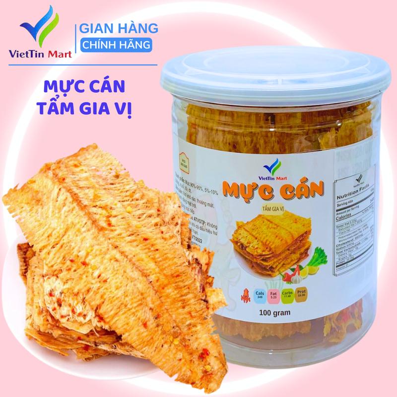  Mực tẩm nguyên con Nha Trang 100G VietTin Mart 