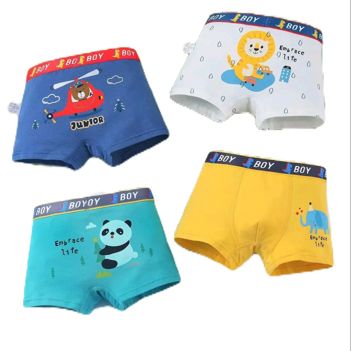 #4912 (Isi 4 Pcs,6 Pcs,1 Lusin) Celana Dalam Boxer Anak Laki Laki/Celana Pendek Anak  (Celana Pendek Boxer Fashion) Boxer/Celana Pendek xl 4-5 tahun pakaian dalam