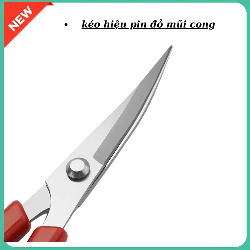 Kéo hiệu pin mũi cong cắt tỉa lông gà, cắt chỉ 2