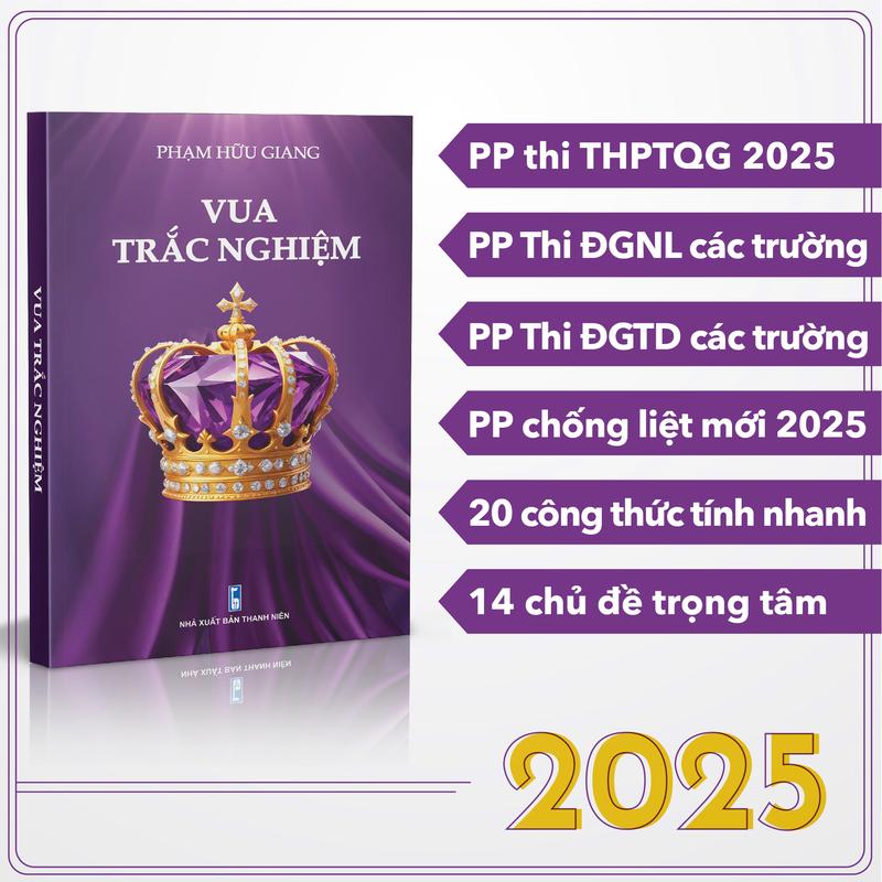 Sách Vua Trắc Nghiệm 2025 - Phạm Hữu Giang