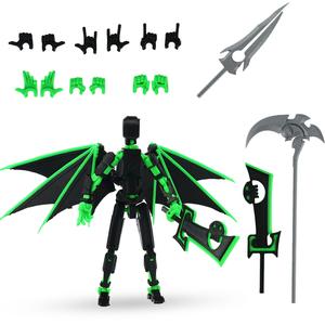 Figura de Acción Impresa en 3D Movible, Diseño Único para Jugar y Exhibir, Kit de Ensamblaje Hazlo tú mismo, Regalo Ideal para Coleccionistas y Niños