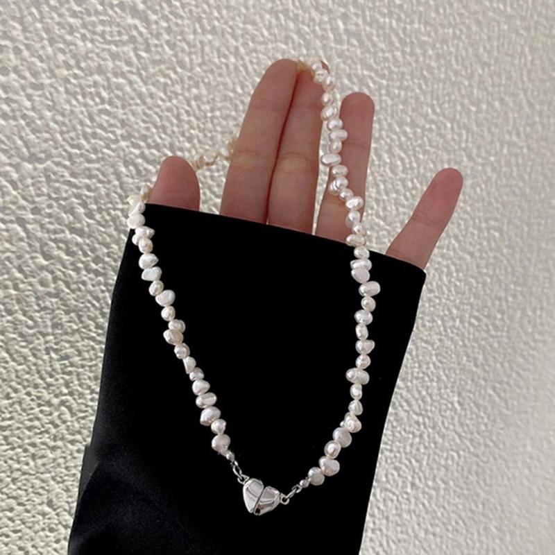 Fashion  Chain Choker Necklace for Women Girls 2022 Trend Heart Pendant Necklace Bridal Engagement 5