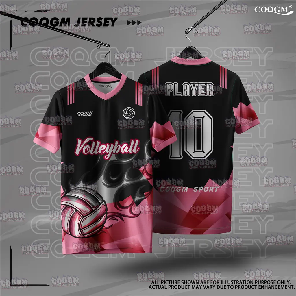 2025 hot trends full heat sublimation volleyball jersey custom name elastic high quality microfiber MEN'S AND WOMEN'S sports wear microfiber sports jersey [free customization]