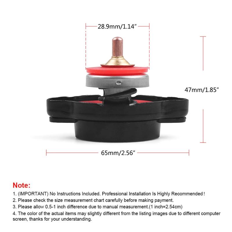 Product Introduction of Car Motorcycle Styling Thermo Radiator Cap Tank Cover Water Temperature Gauge with Utility Safe 1.8 Bar 0
