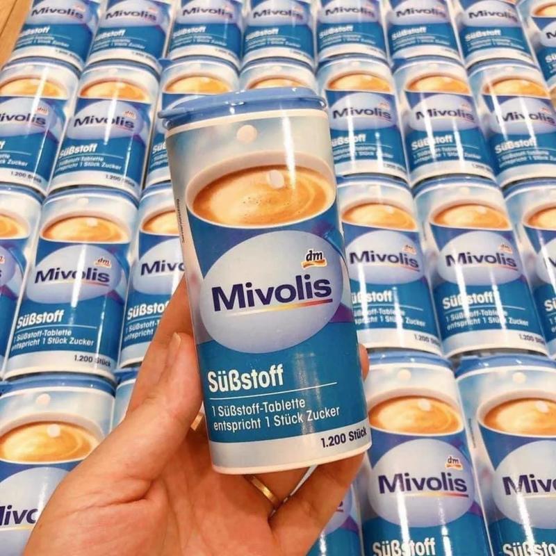  Đường ăn kiêng mivolis nhập khẩu Đức hàng chính hãng ăn kiêng lọ 1200 viên 
