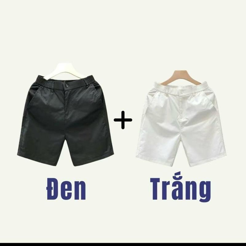 ( COMBO 2 ) Quần Short Nam Kaki From Trên Gối Cạp Khuy Phong Cách Hàn Quốc Thoải Mái Thoáng Mát 3