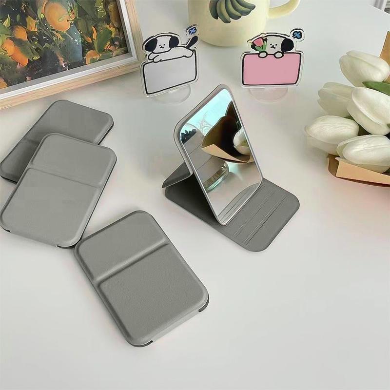 Portable Foldable Makeup Mirror, Adjustable Mini Mirror, Foldable Mirror for Dormitory & Office, Makeup Tools for Women & Girls, Beauty Mirror 8