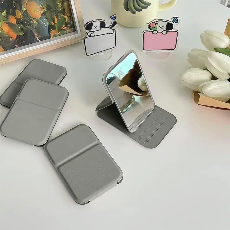 Portable Foldable Makeup Mirror, Adjustable Mini Mirror, Foldable Mirror for Dormitory & Office, Makeup Tools for Women & Girls, Beauty Mirror, Vanity Mirror 8
