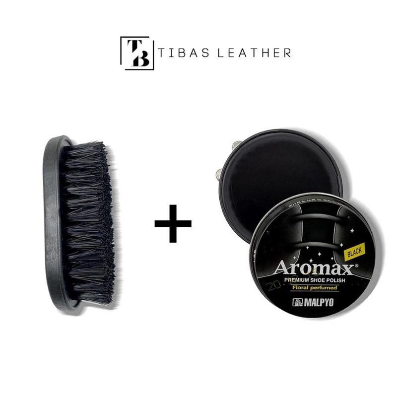 Combo Xi Aromax Loại 1 và Bàn Chải Đánh Giày Cao Cấp CHNXXIT.