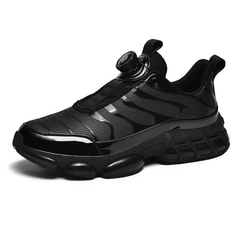 Custom Men Fashion Casual Sports Sneakers Rotary Knob Easy Wearing Lightweight Blank Running Walking Shoes for Women Trainers Training_voghion.com