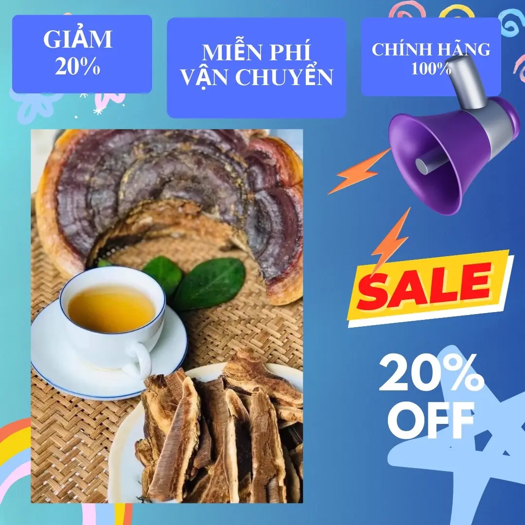 Nấm hồng chi thái lát