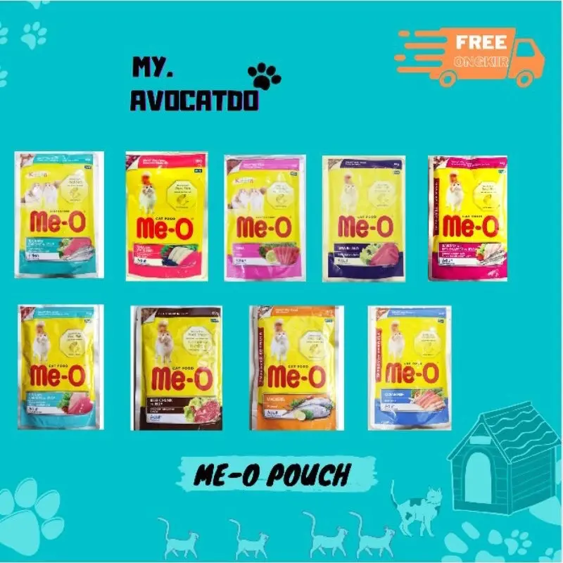 Me-o Pouch Kitten and Adult 0