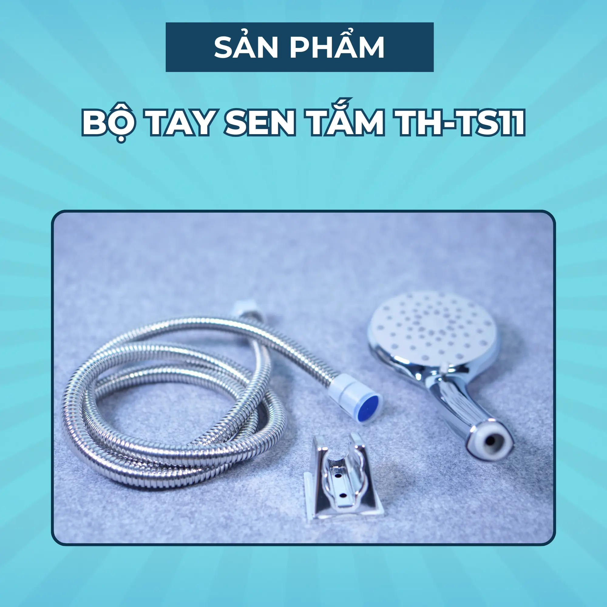 Bộ tay sen tắm TH-TS11- TP Home vòi nước có 3 chế độ nước tiện dụng cho nhà tắm.