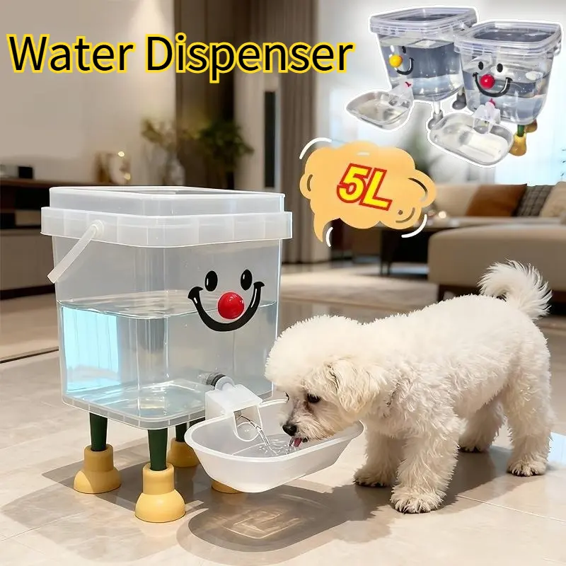 3/5L Tempat Minum Kucing Pet Water Dispenser Minum Anjing Otomatis Air Dispenser Air Kucing