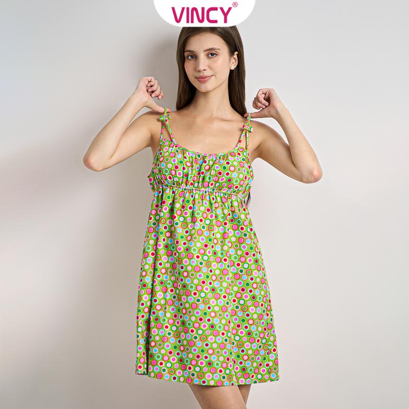 Đầm Kate Nữ Vincyhomewear Thoáng Mát  DDK082S21 8