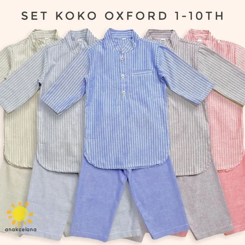 (HARGA 0,5m) KAIN KATUN CHAMBRAY OXFORD DENIM SALUR / GARIS-GARIS/STRIPE 4