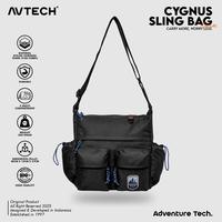 Gambar AVTECH - Tas Selempang Shoulder Bag Sling Bag Kuliah Harian Travel Outdoor Urban - CYGNUS - Hitam dari Avtech Adventure Technology Kota Administrasi Jakarta Timur 3 Tokopedia