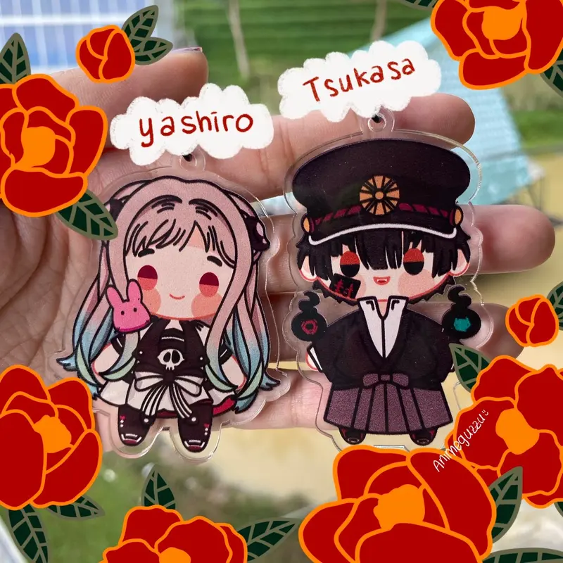 TOILET BOUND HANAKO KUN KEYCHAIN MINI STANDEE - PHONE STRAP - ANIME FIGURE HANAKO 3