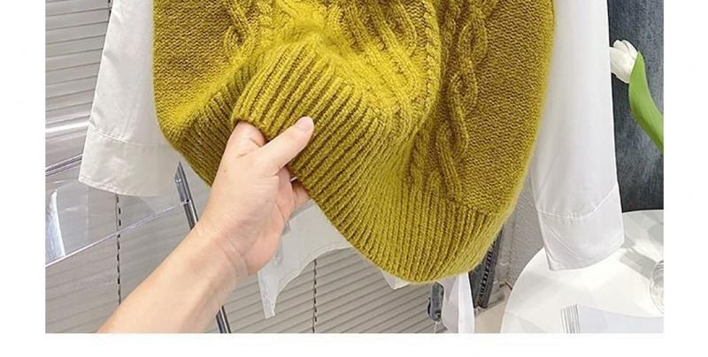 Product Introduction of Áo Len Không Tay Xoắn Cổ Điển Bộ Sưu Tập Mùa Xuân Và Mùa Thu, Dành Cho Nữ, Phong Cách Hàn Quốc, Váy Băng Quấn Dáng Rộng Rãi, Áo Vest Dệt Kim, Cổ Tròn Bên Ngoài, Hàng Mới Về Năm 2025 18