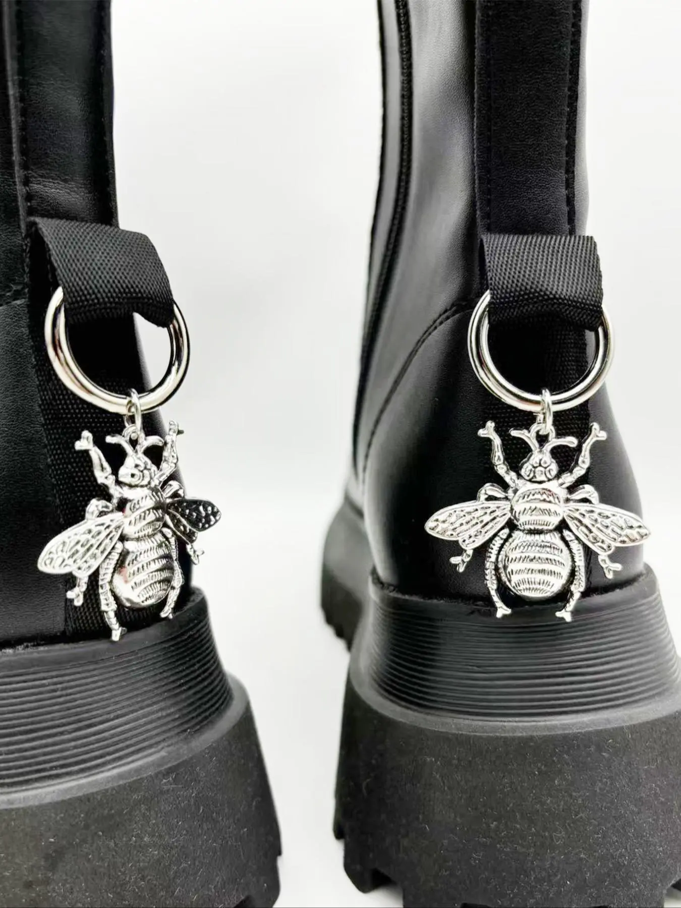 Metal Insect Design Shoe Charms, Cute Insect Design Shoe Decoration for Women & Girls, Fashionable Shoe Accessories for Boots