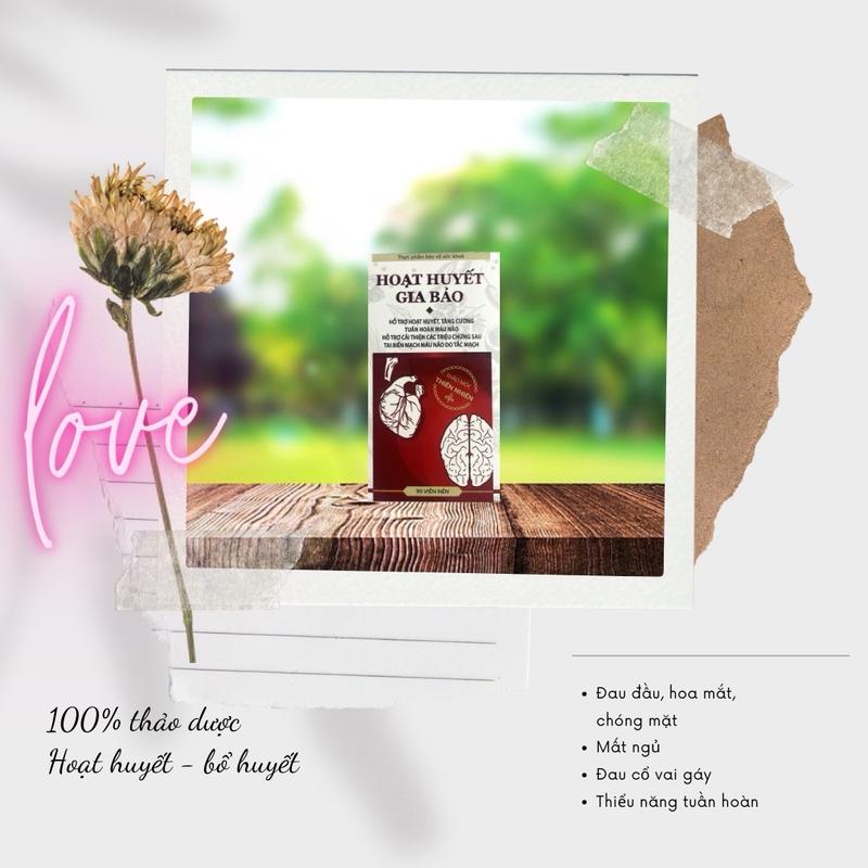 [Dr.Lam]- Thảo dược cải thiện tuần hoàn - Hoạt Huyết Gia Bảo