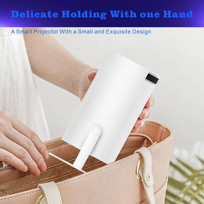 Product Introduction of Magic-Zone Hy300pro Projector Home 4K Portable LCD Ultra HD Living Room Wall Projection Wireless Same Screen Projector 7
