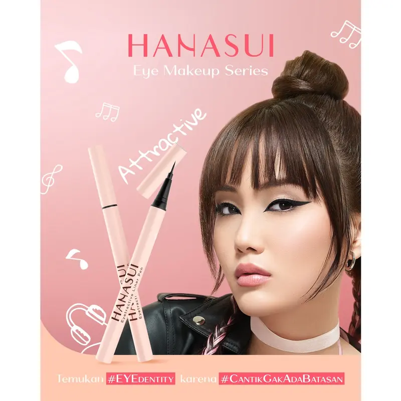 Hanasui Eyetractive Liner Pen Eyeliner Lasting Waterproof 6