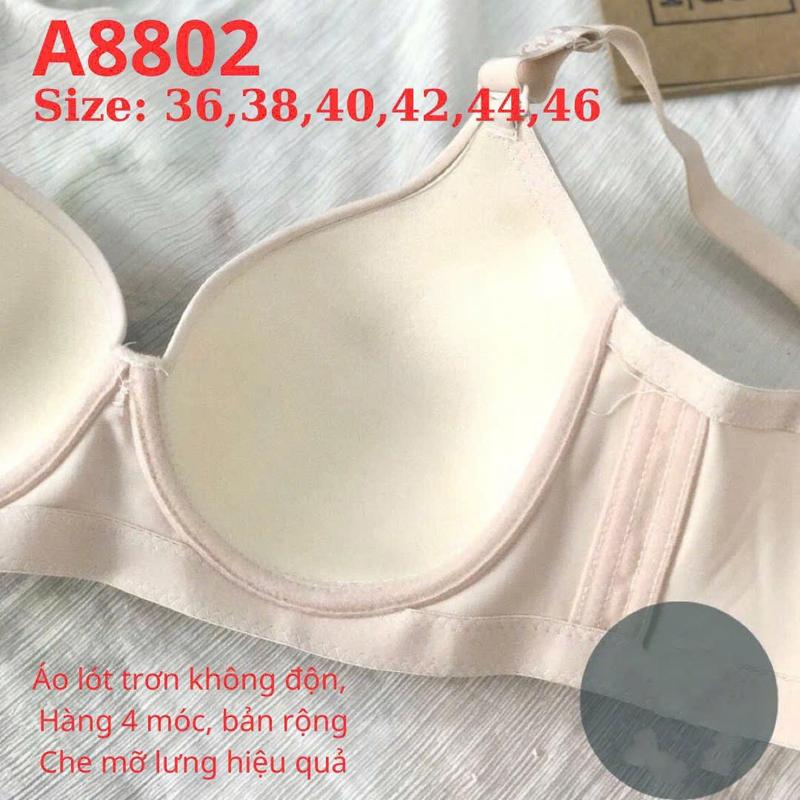 Áo Thái chính hãng cup C có gọng, đệm mỏng, bản 4 móc cài 2