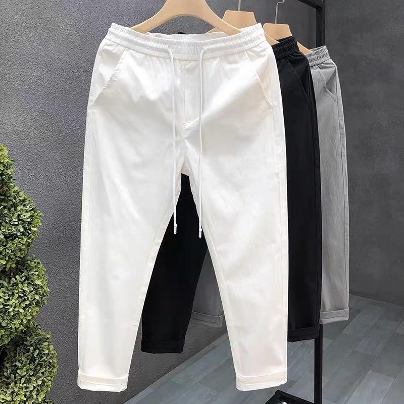 Quần Đũi Nam dài, quần đũi dài nam cạp chun dây dút Menswear Pants Quần Âu Đen