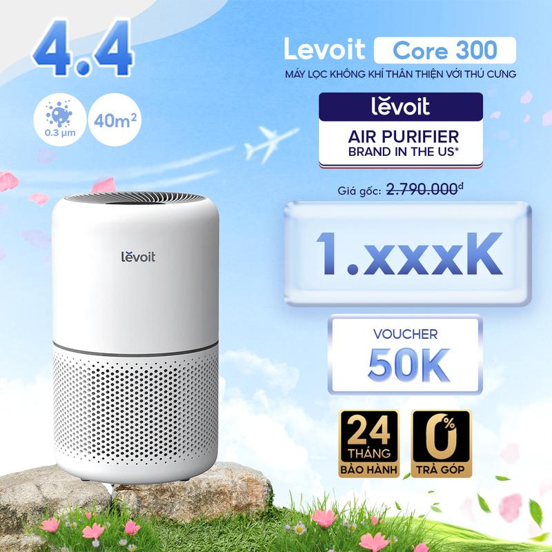 Máy Lọc Không Khí Levoit Core 300 40m2 | Bộ Lọc HEPA H13 Lọc Bụi Mịn | Hàng Chính Hãng