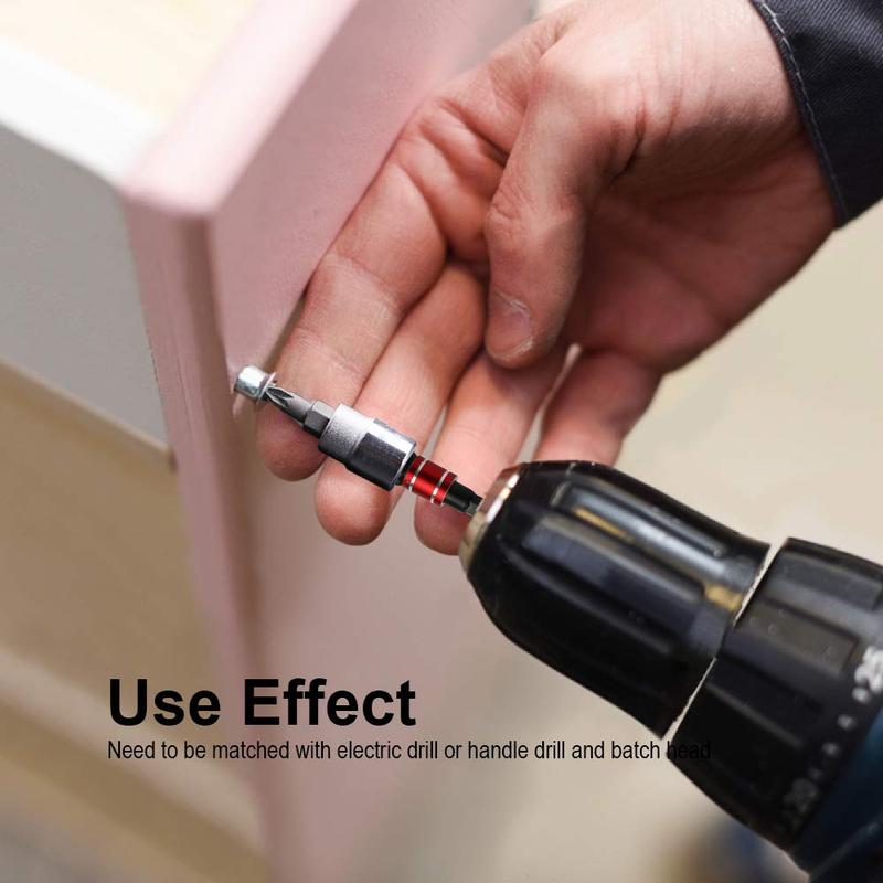 Drill Socket Adapter, 3 Counts Impact Grade Socket Adapter Set, CR-V Square Electric Sleeve Connecting Rod Adapter Set for Power Drill Torque Wrench, Power Tool Accessories 6