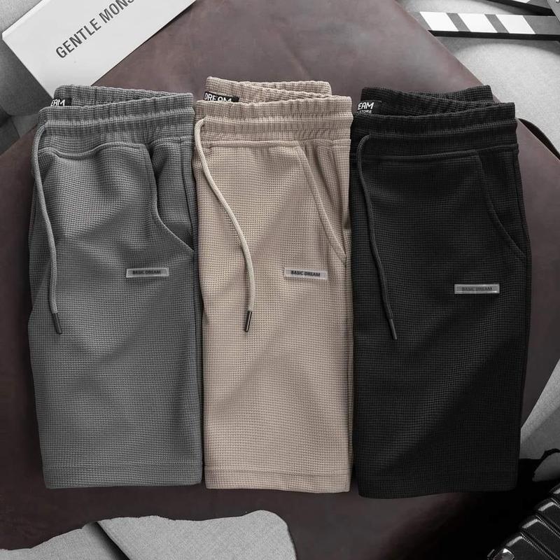 [Combo 3 -4] Quần Short Nam Trơn Chất Xốp Tổ Ong Co Giãn Mát Mẻ Thoải Mái Menswear quan quần  short  nam  thun