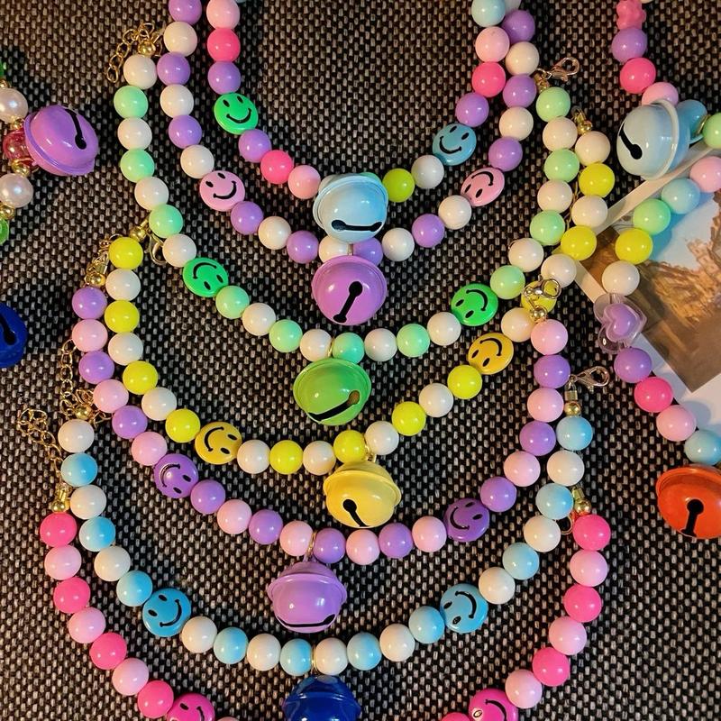 Vòng cổ chuông lục lạc cho chó mèo siêu xinh , vòng cổ chuông lục lạc cho thú cưng siêu xinh